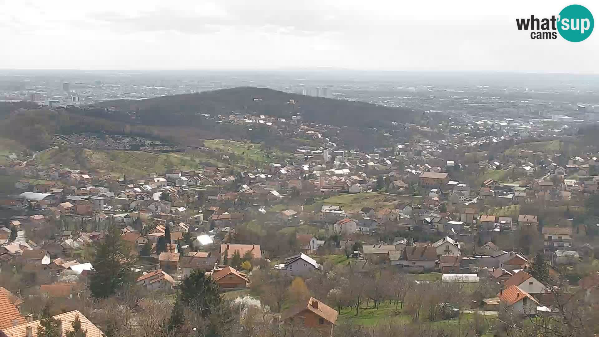 Panoramic view of Zagreb