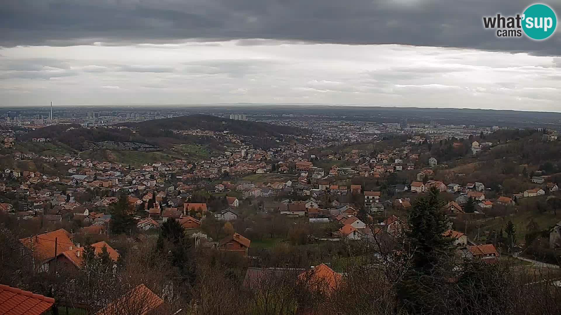 Panoramic view of Zagreb