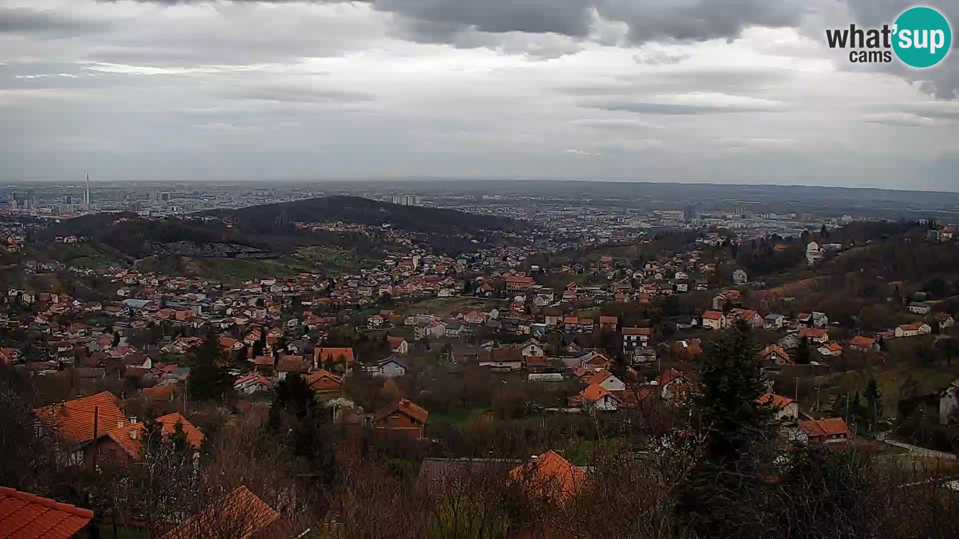 Panoramski pogled na Zagreb