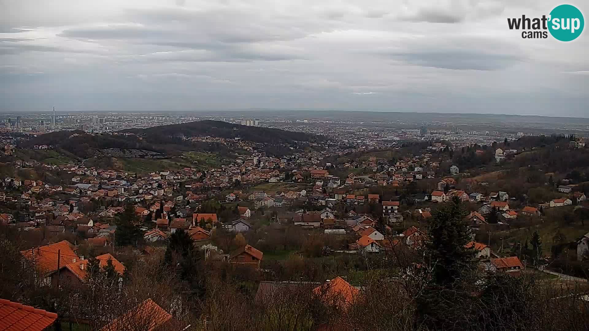 Panoramic view of Zagreb