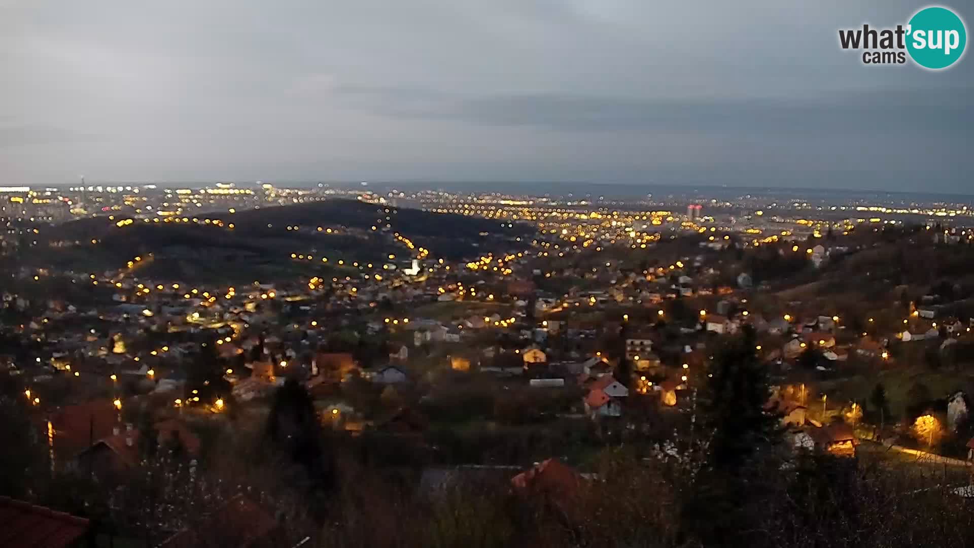 Panoramic view of Zagreb