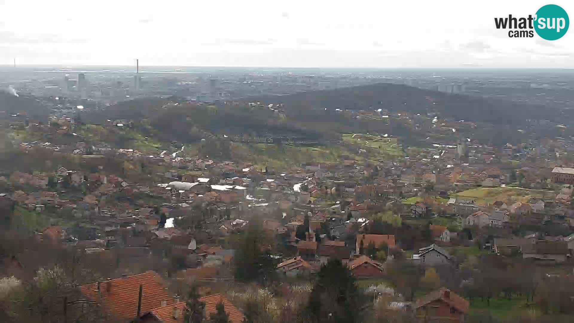 Vue panoramique de Zagreb