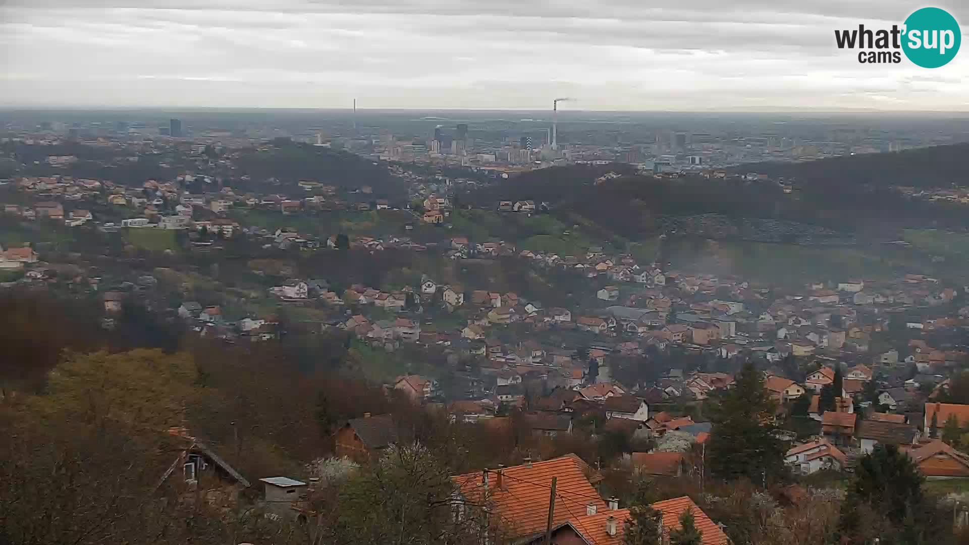 Panoramski pogled na Zagreb