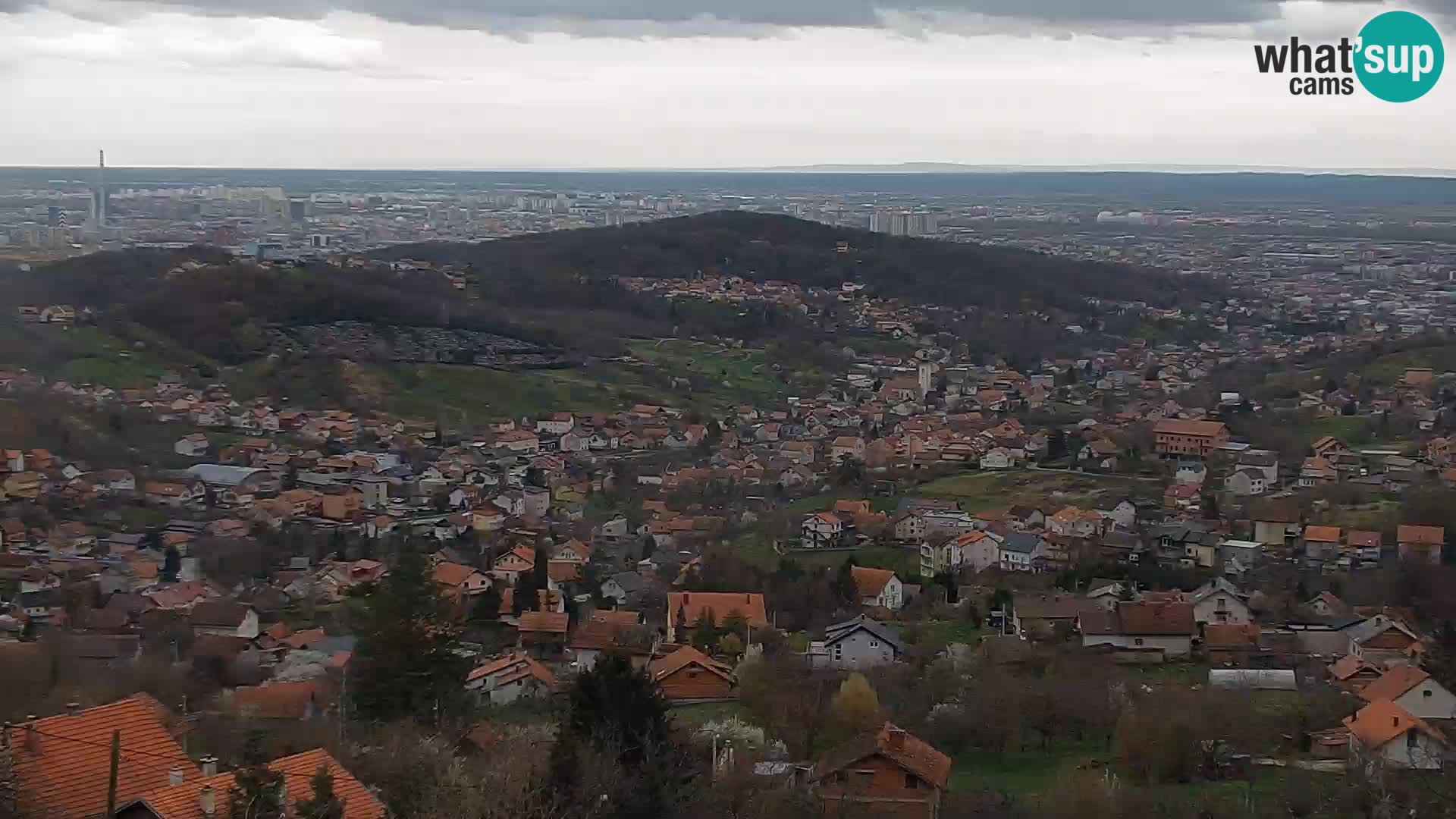 Panoramic view of Zagreb