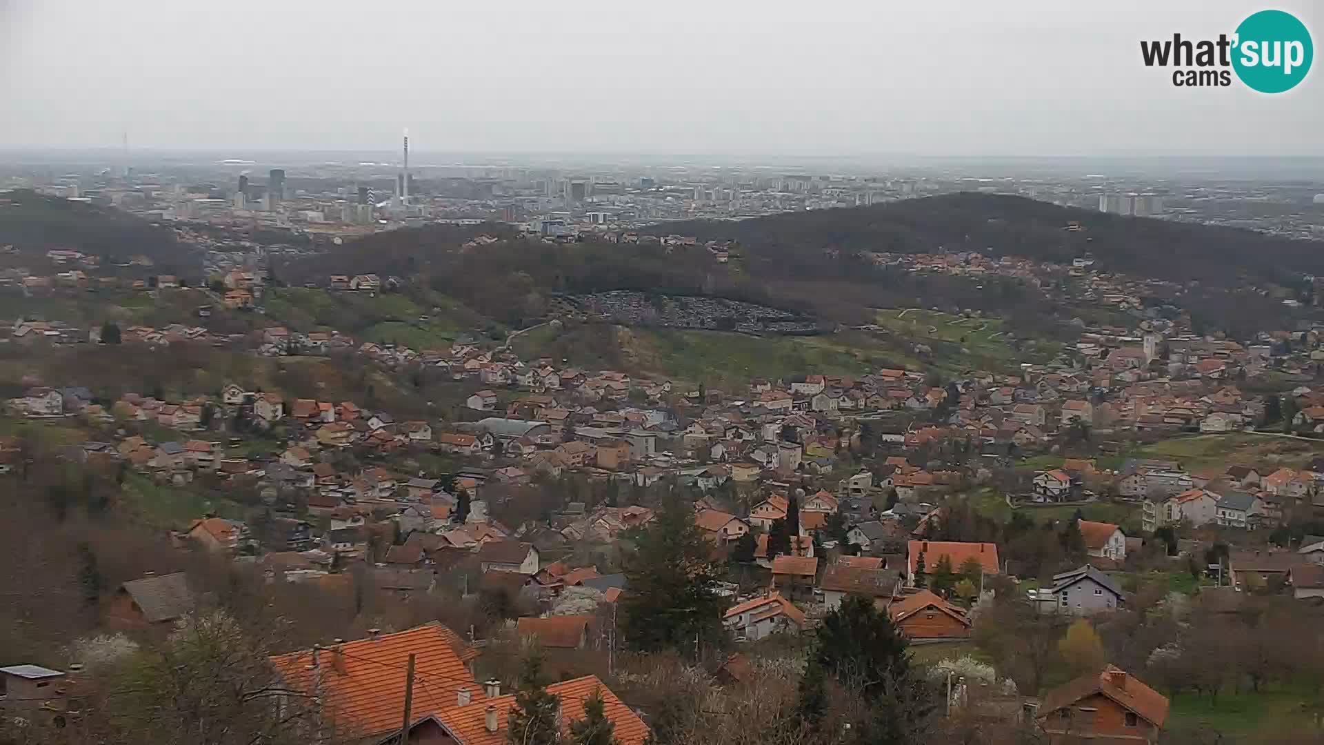 Panoramic view of Zagreb