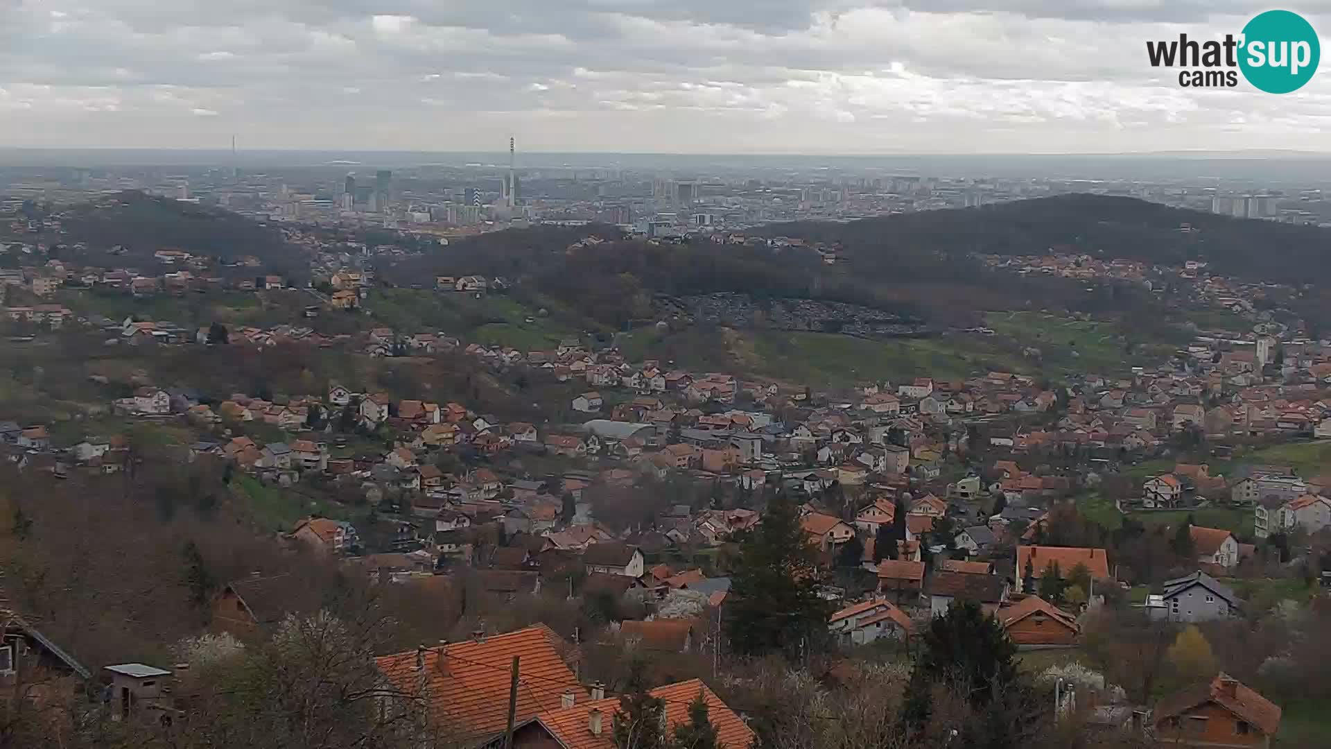 Vue panoramique de Zagreb