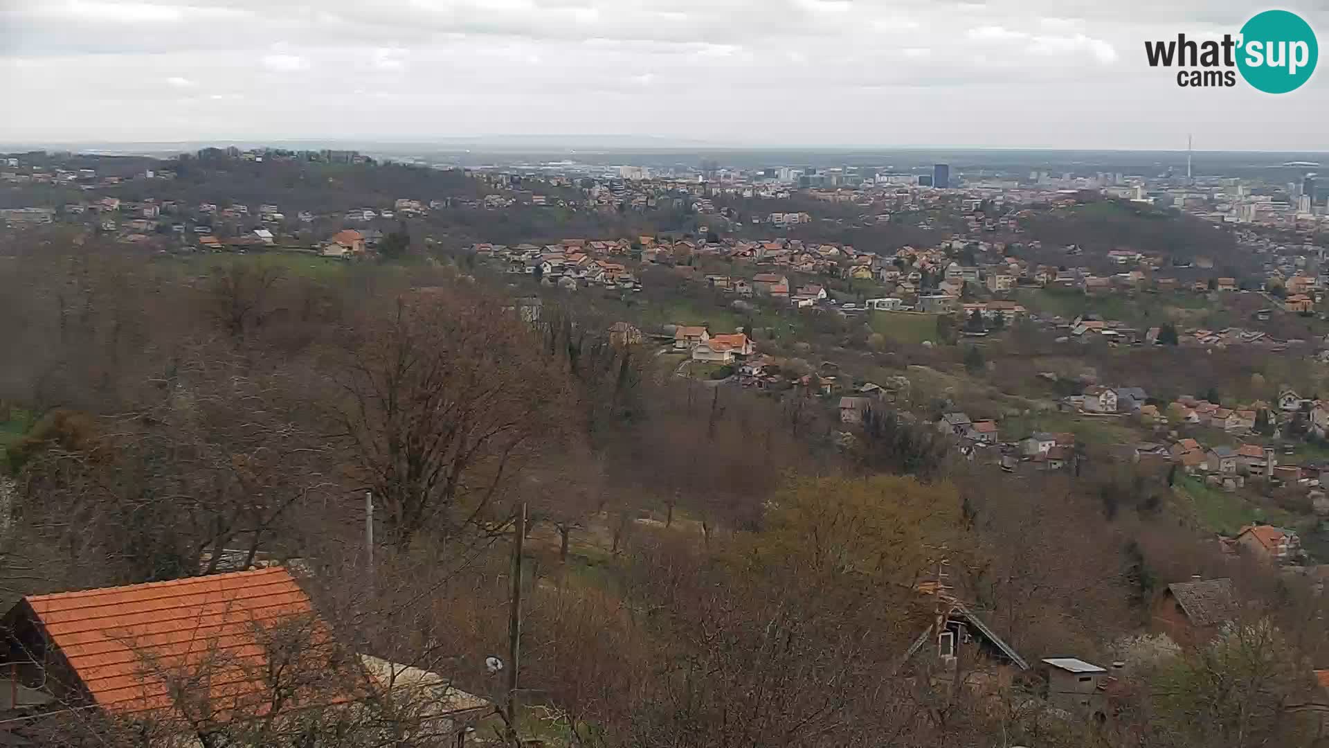 Vue panoramique de Zagreb