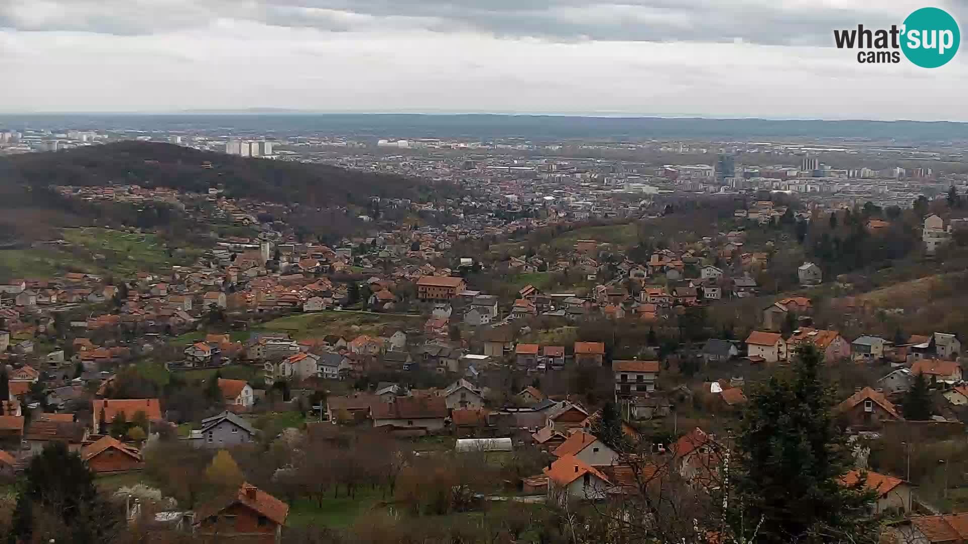 Panoramic view of Zagreb