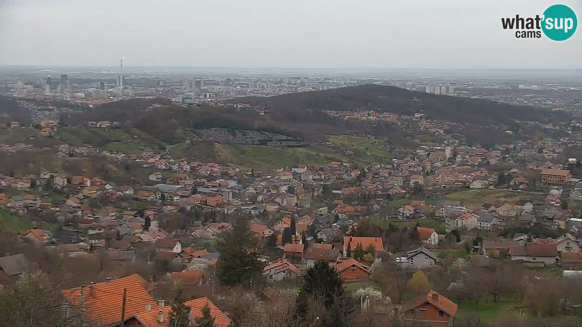 Panoramski pogled na Zagreb