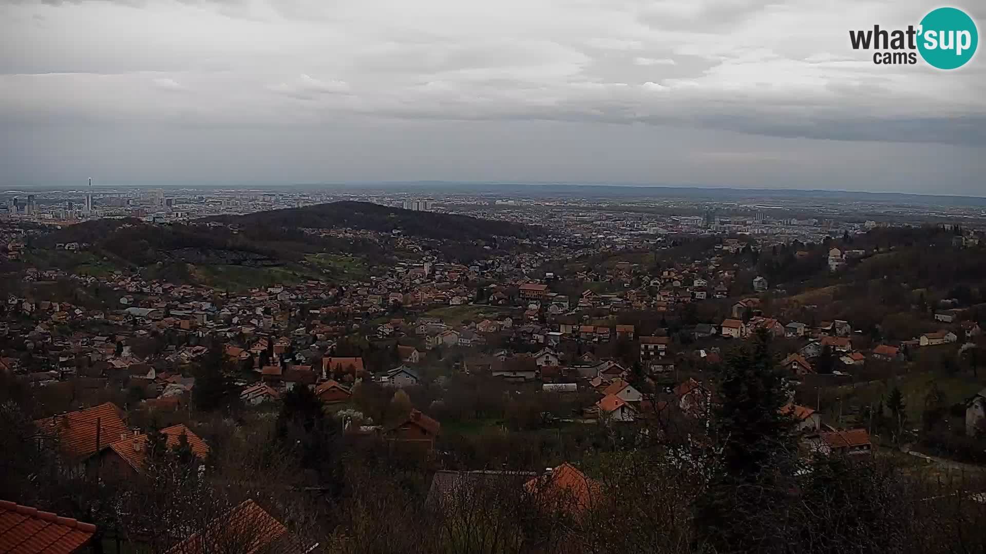 Panoramski pogled na Zagreb