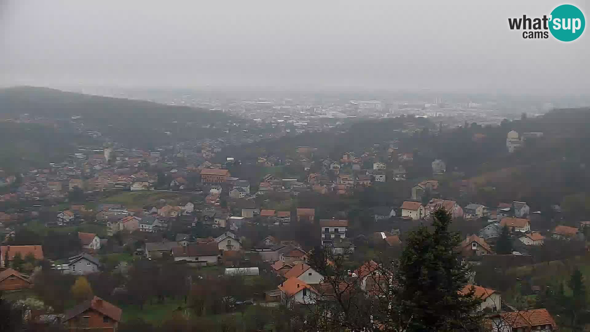 Panoramski pogled na Zagreb