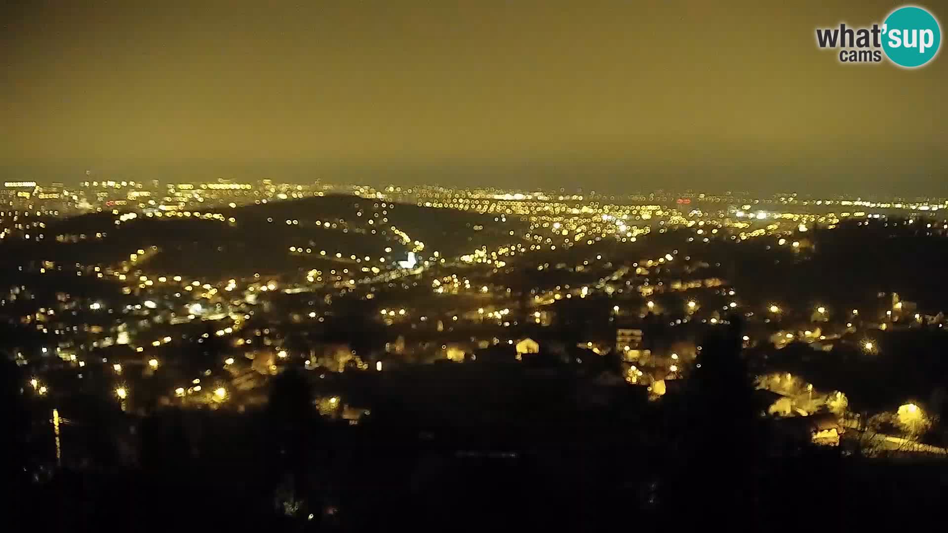 Panoramic view of Zagreb