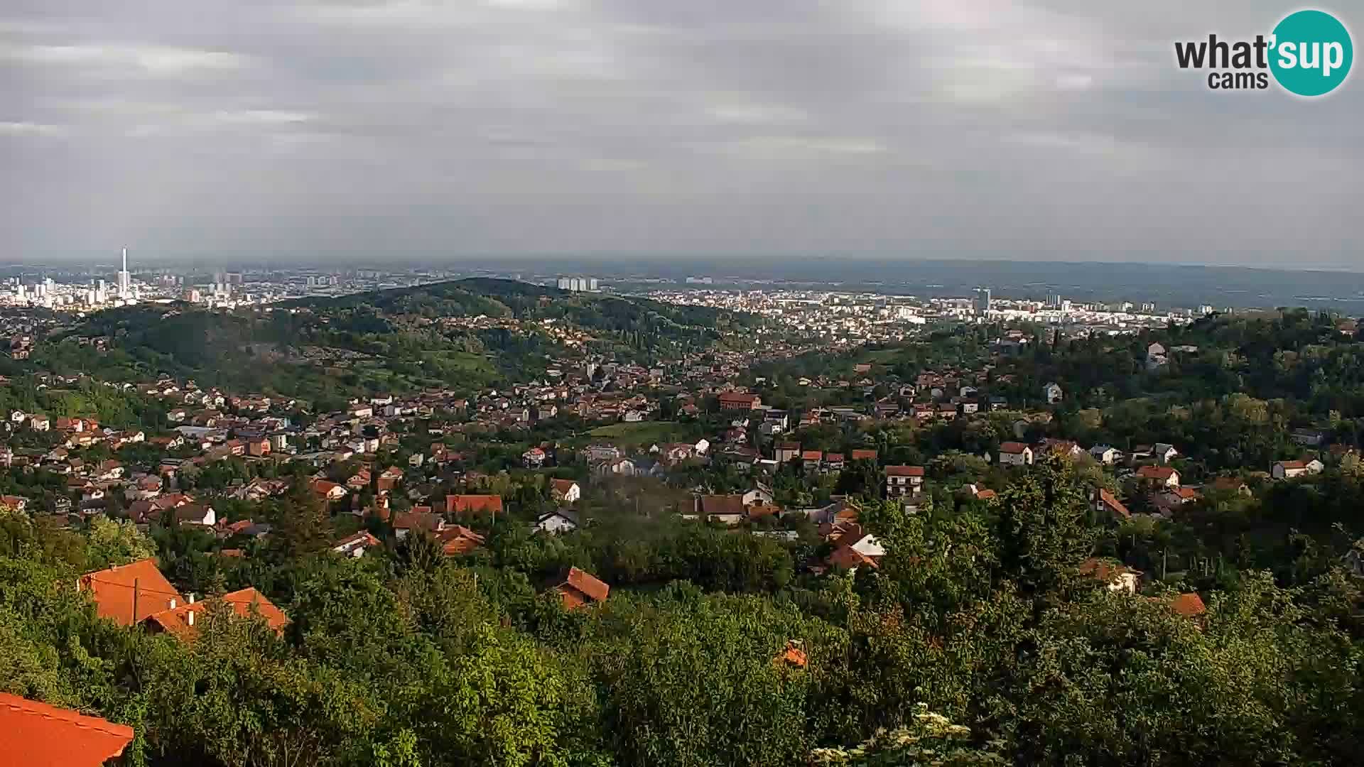 Panoramski pogled na Zagreb