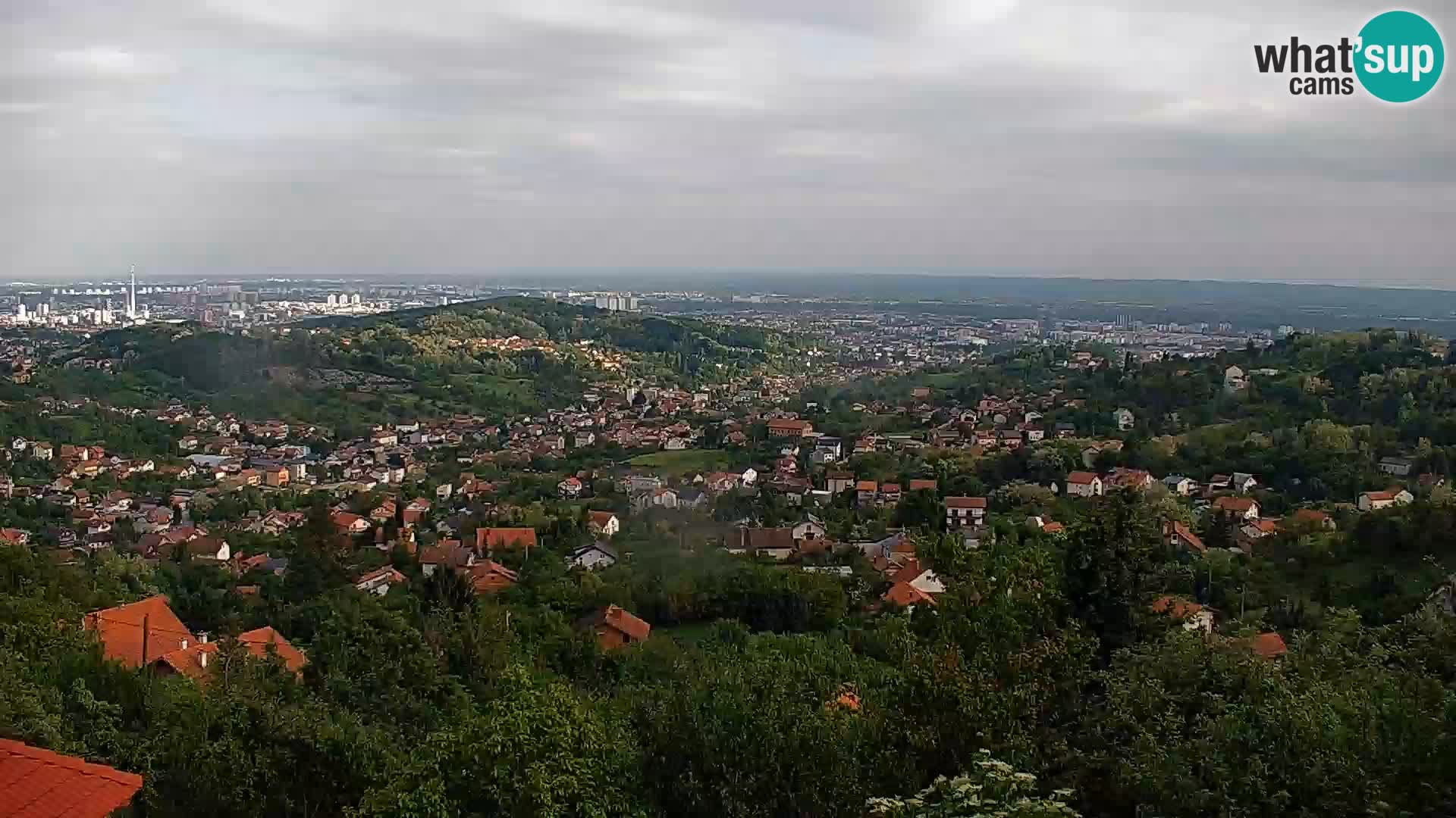 Panoramic view of Zagreb