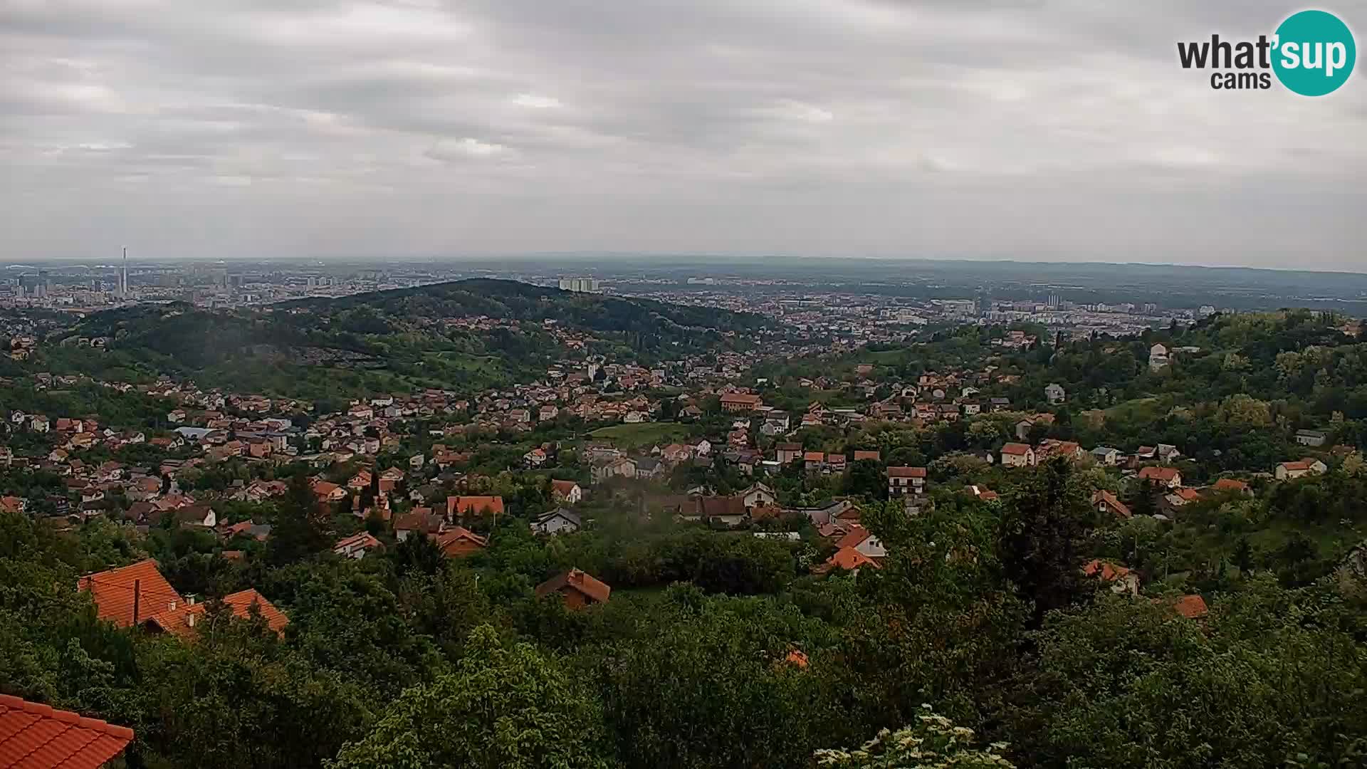 Panoramski pogled na Zagreb