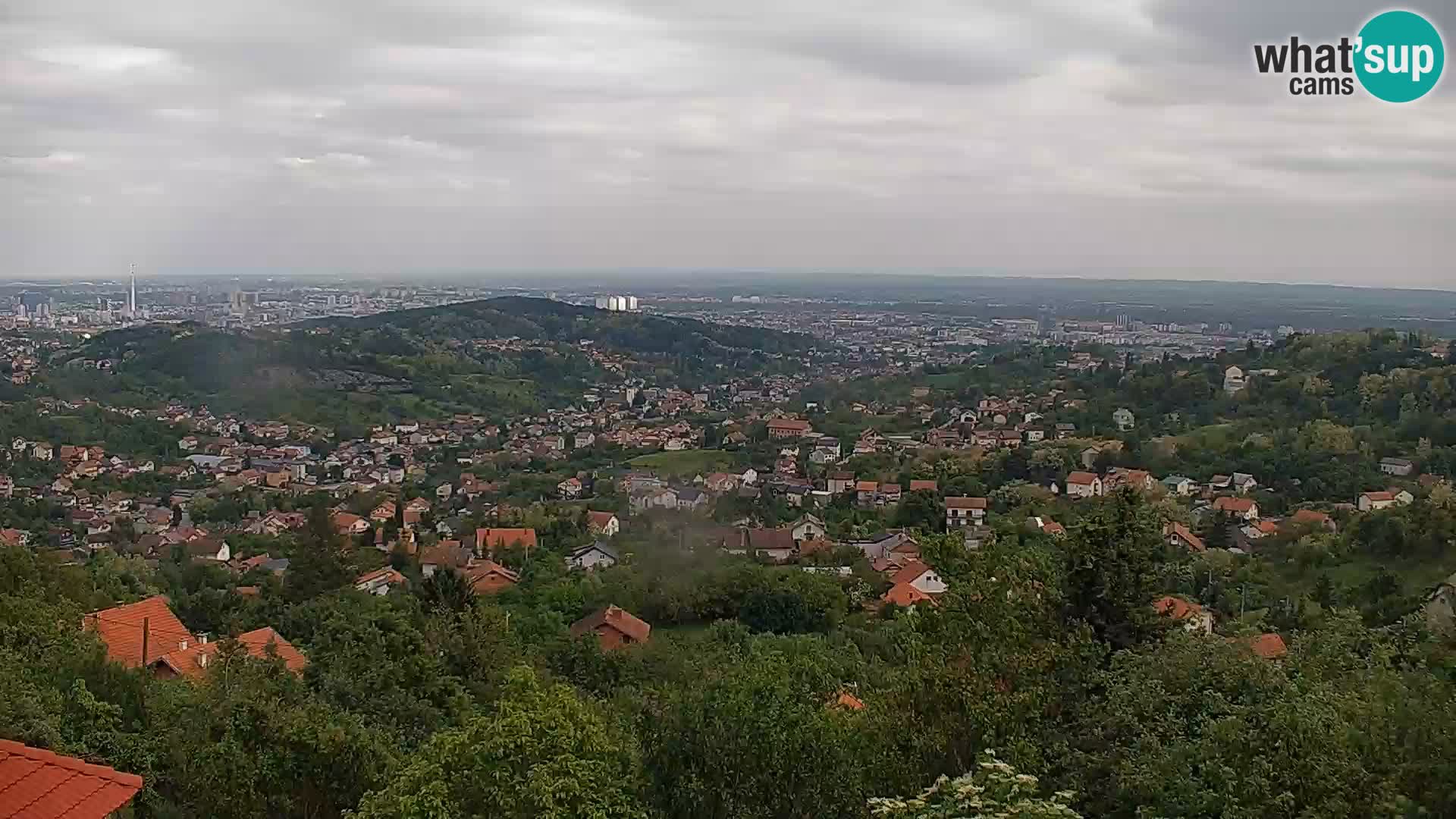 Panoramic view of Zagreb