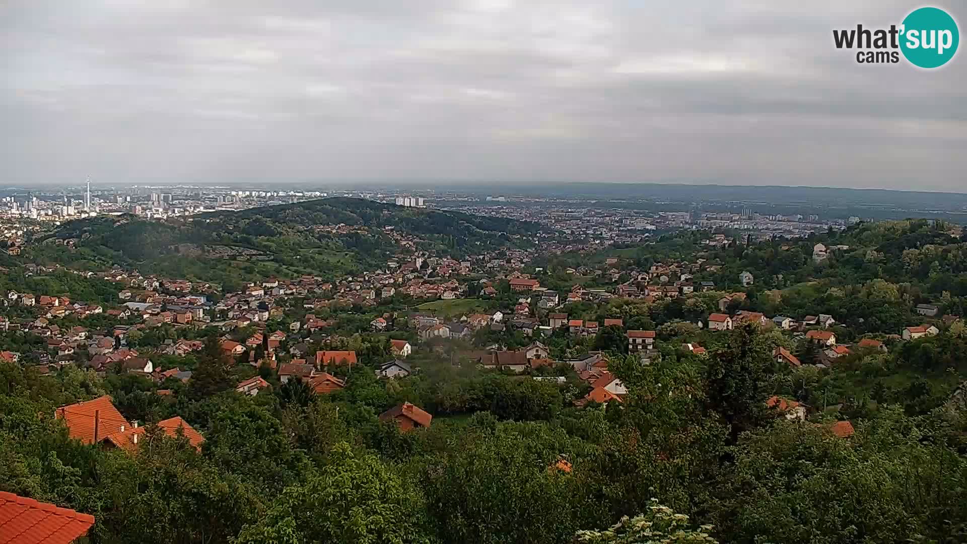 Vista panorámica de Zagreb