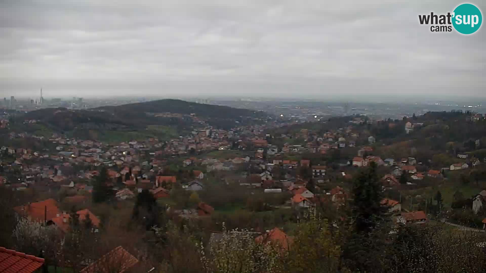 Vue panoramique de Zagreb