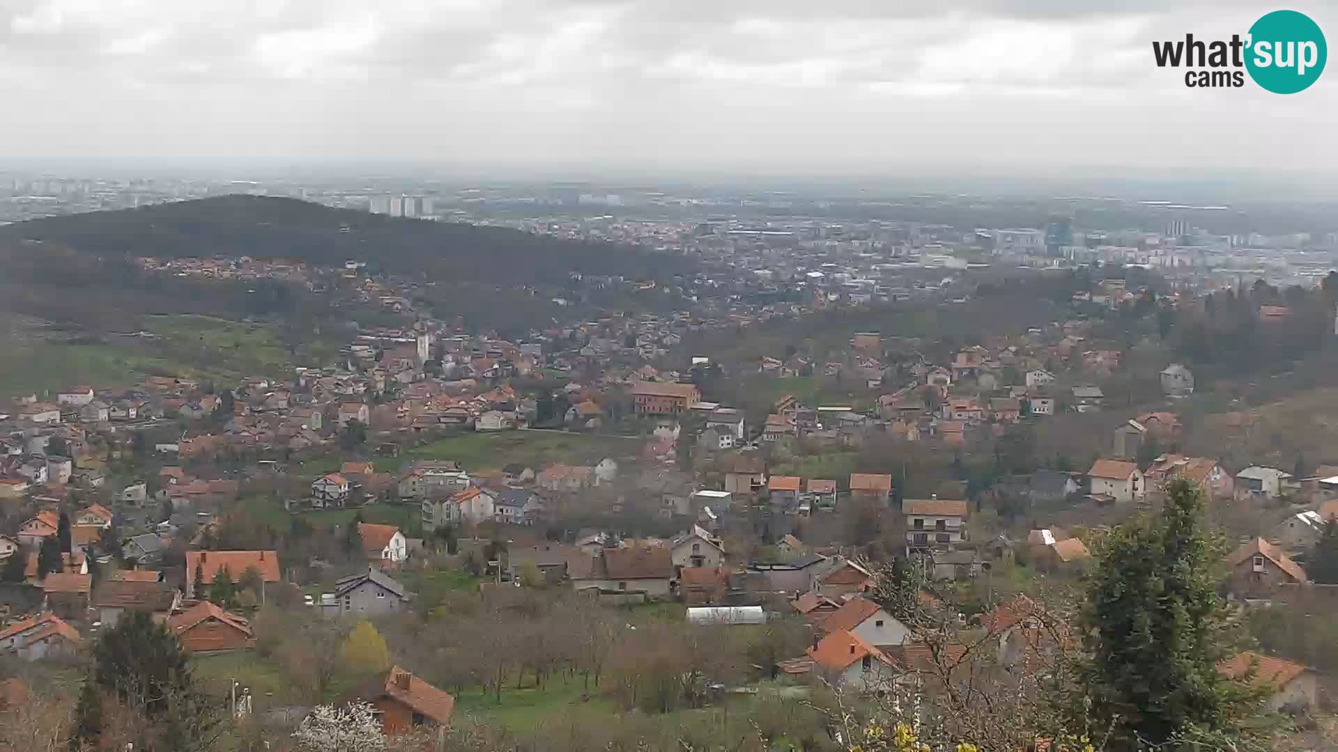 Panoramski pogled na Zagreb