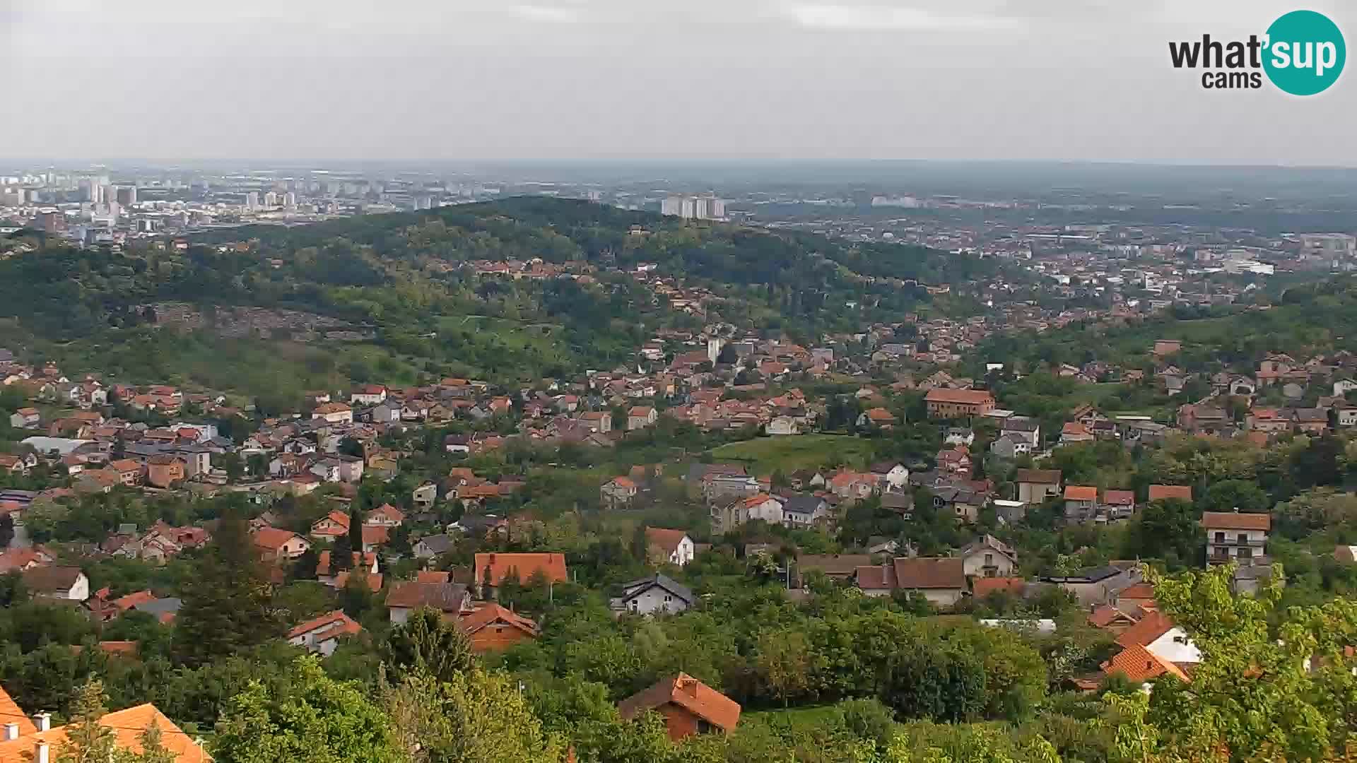 Panoramic view of Zagreb
