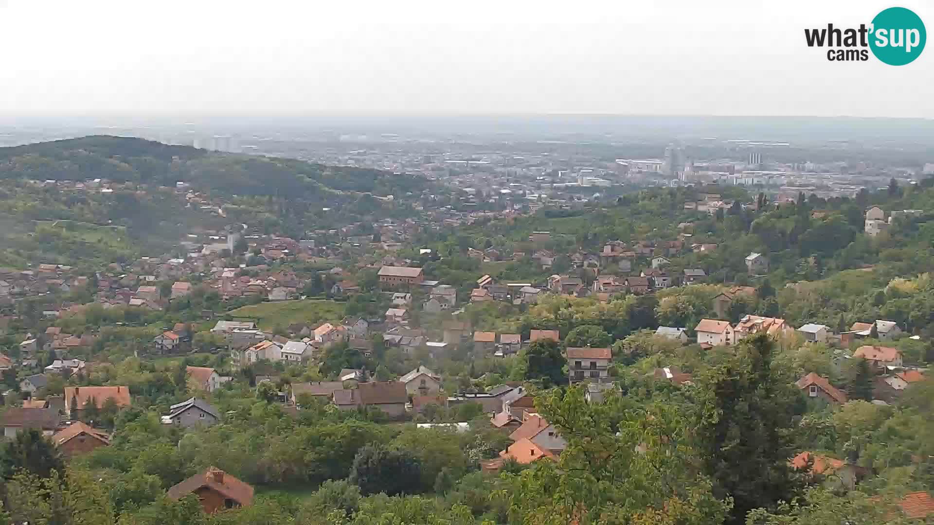 Panoramski pogled na Zagreb