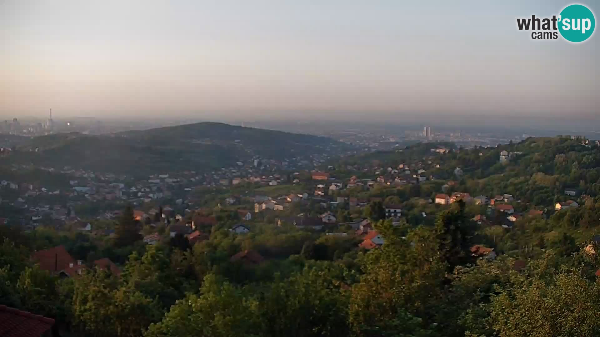 Panoramic view of Zagreb