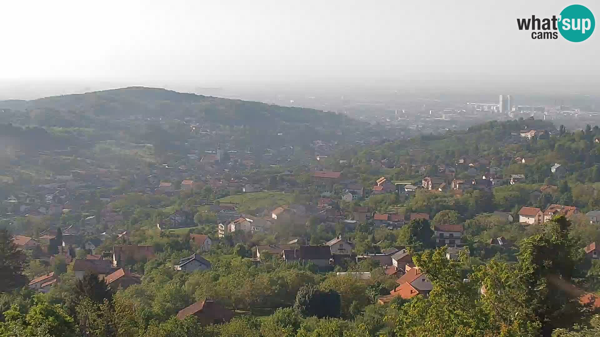 Panoramski pogled na Zagreb