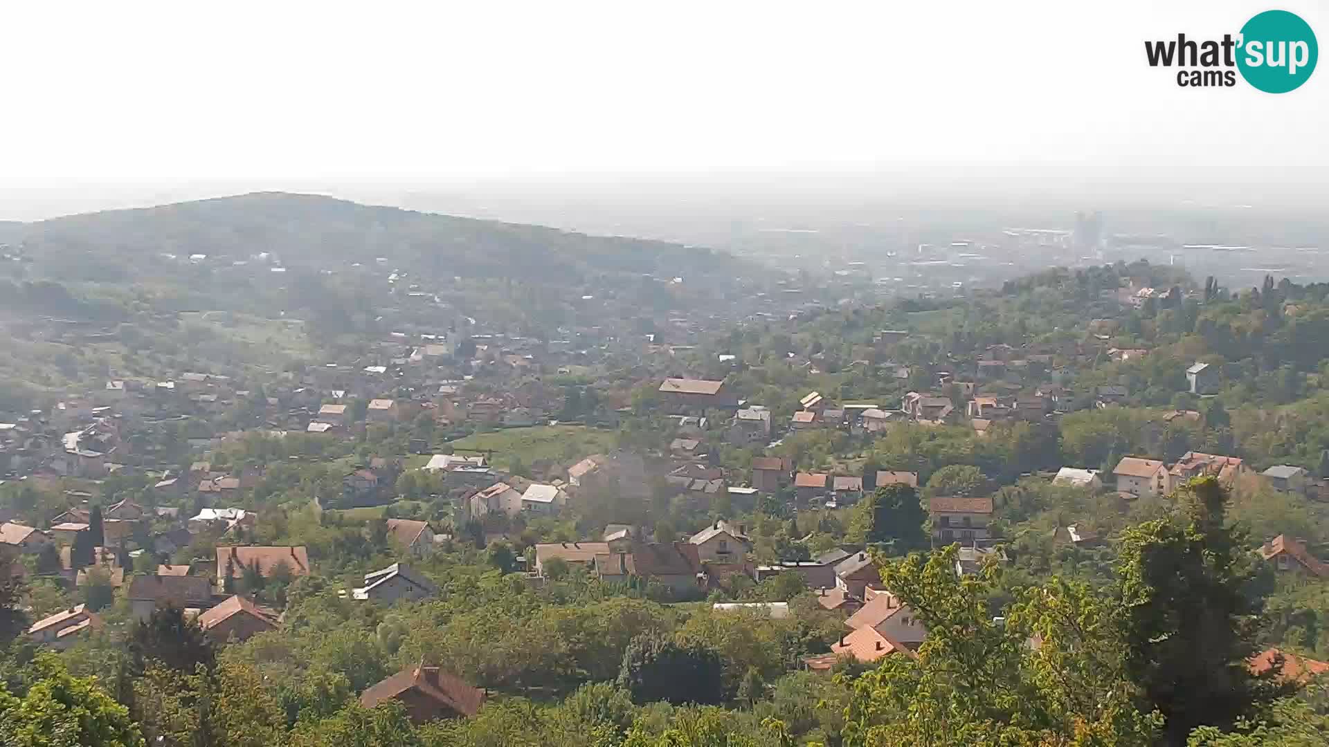 Vue panoramique de Zagreb