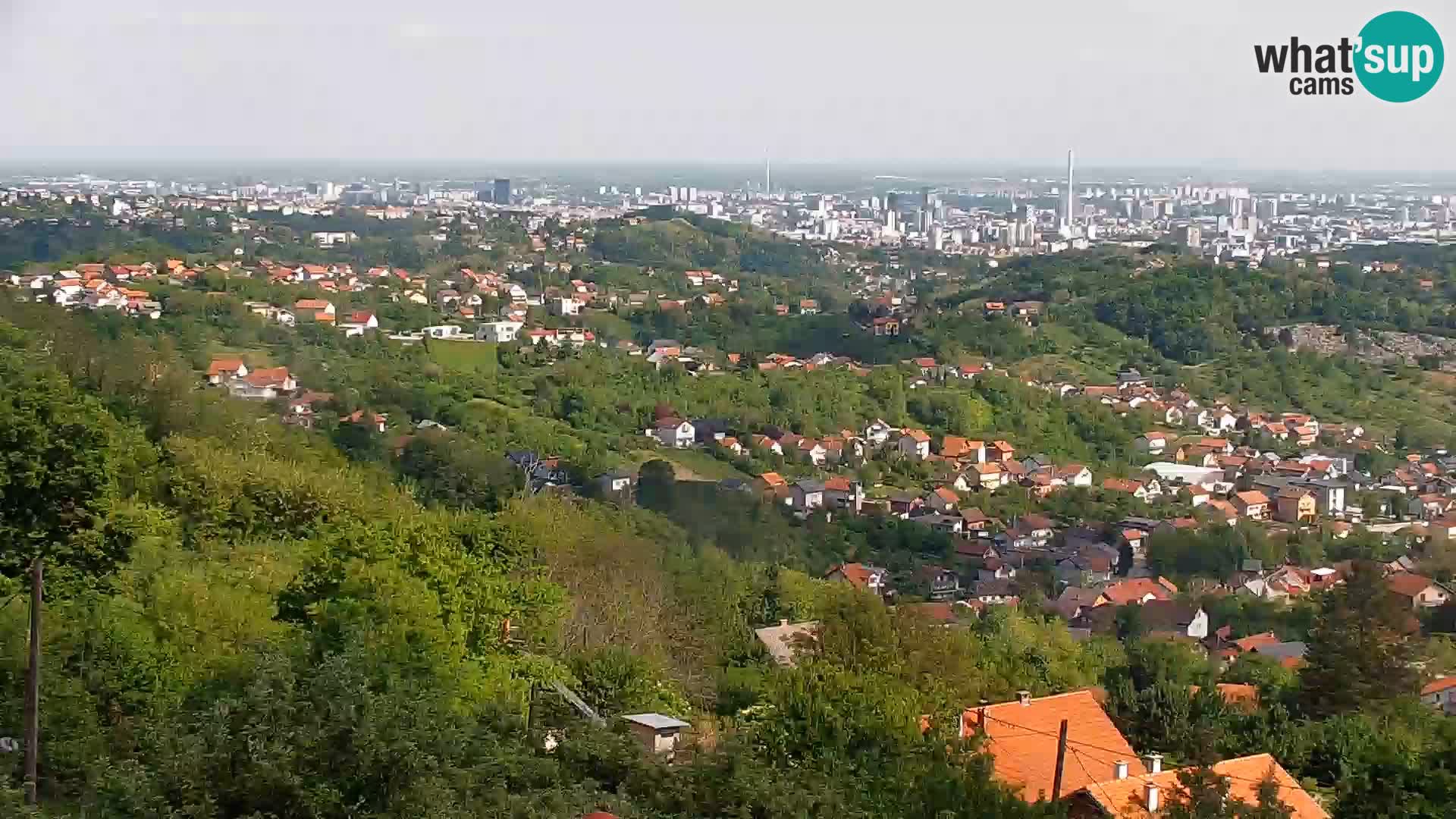 Panoramablick von Zagreb