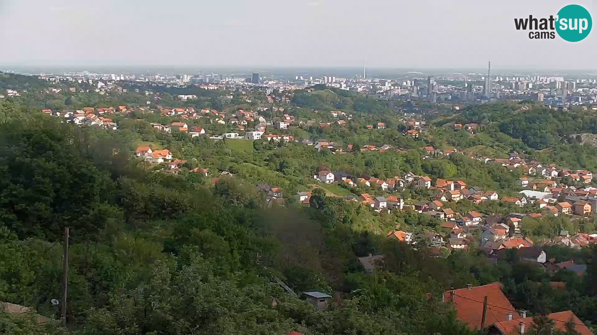Panoramic view of Zagreb
