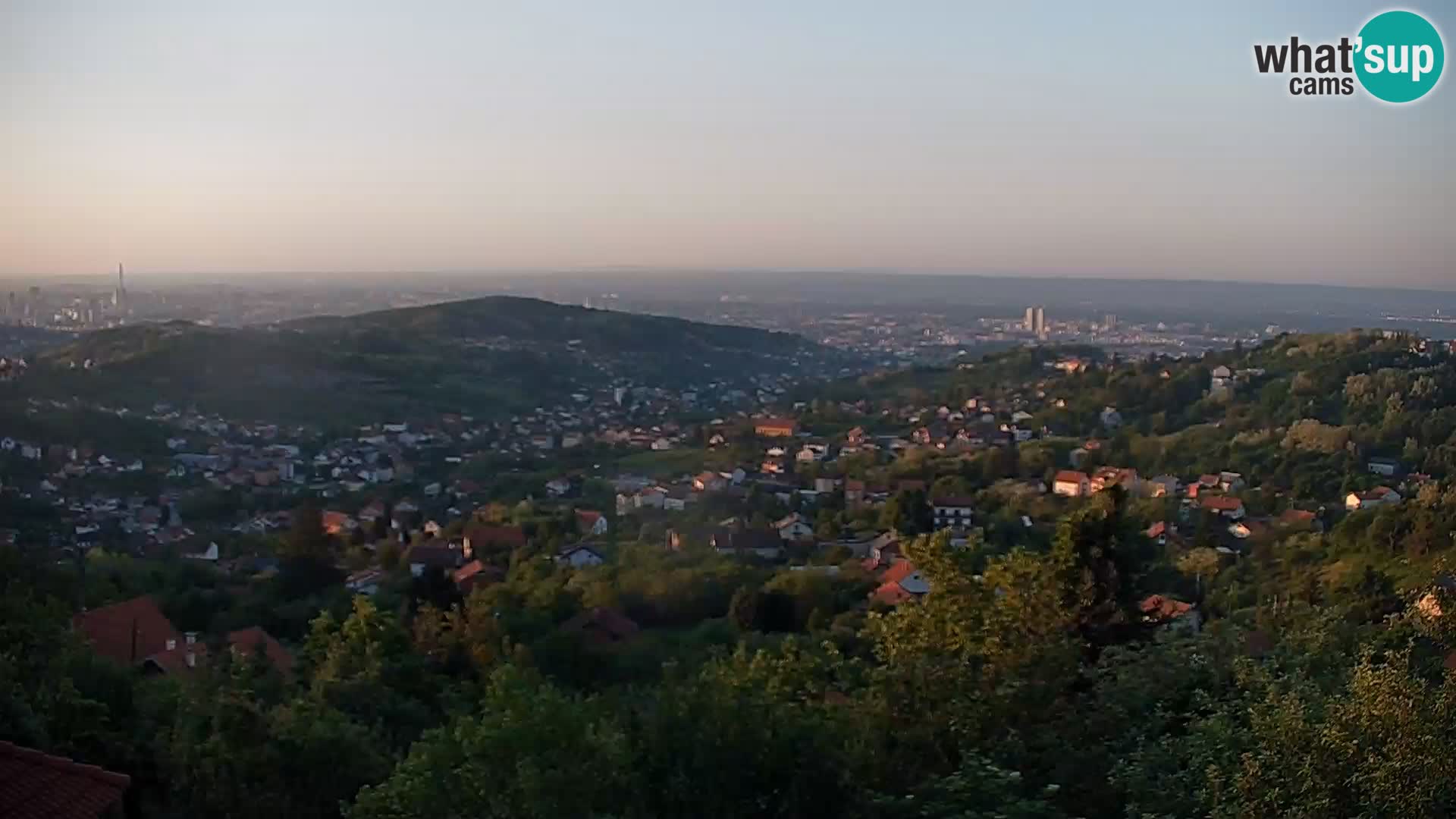 Panoramablick von Zagreb