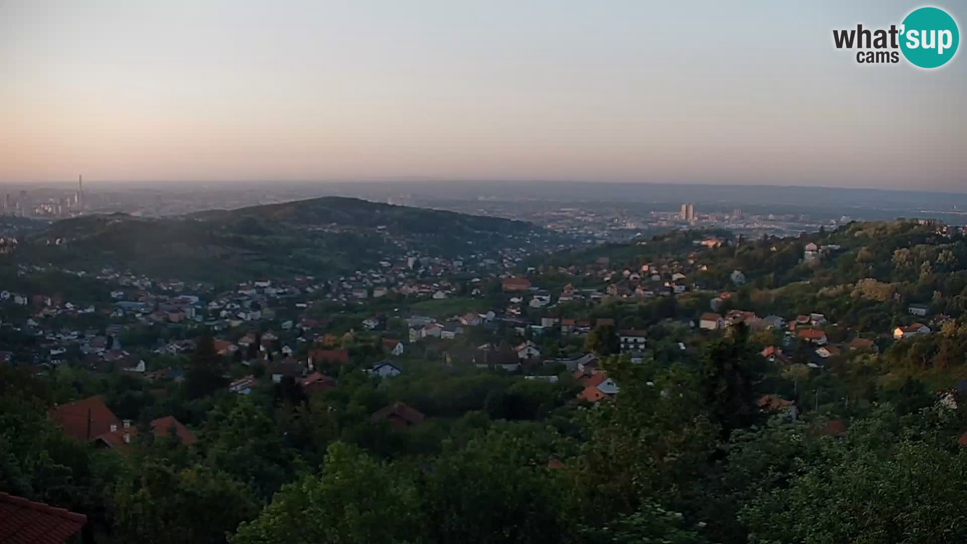 Panoramski pogled na Zagreb