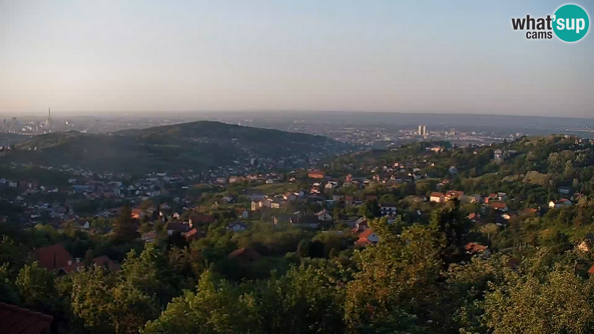 Panoramablick von Zagreb