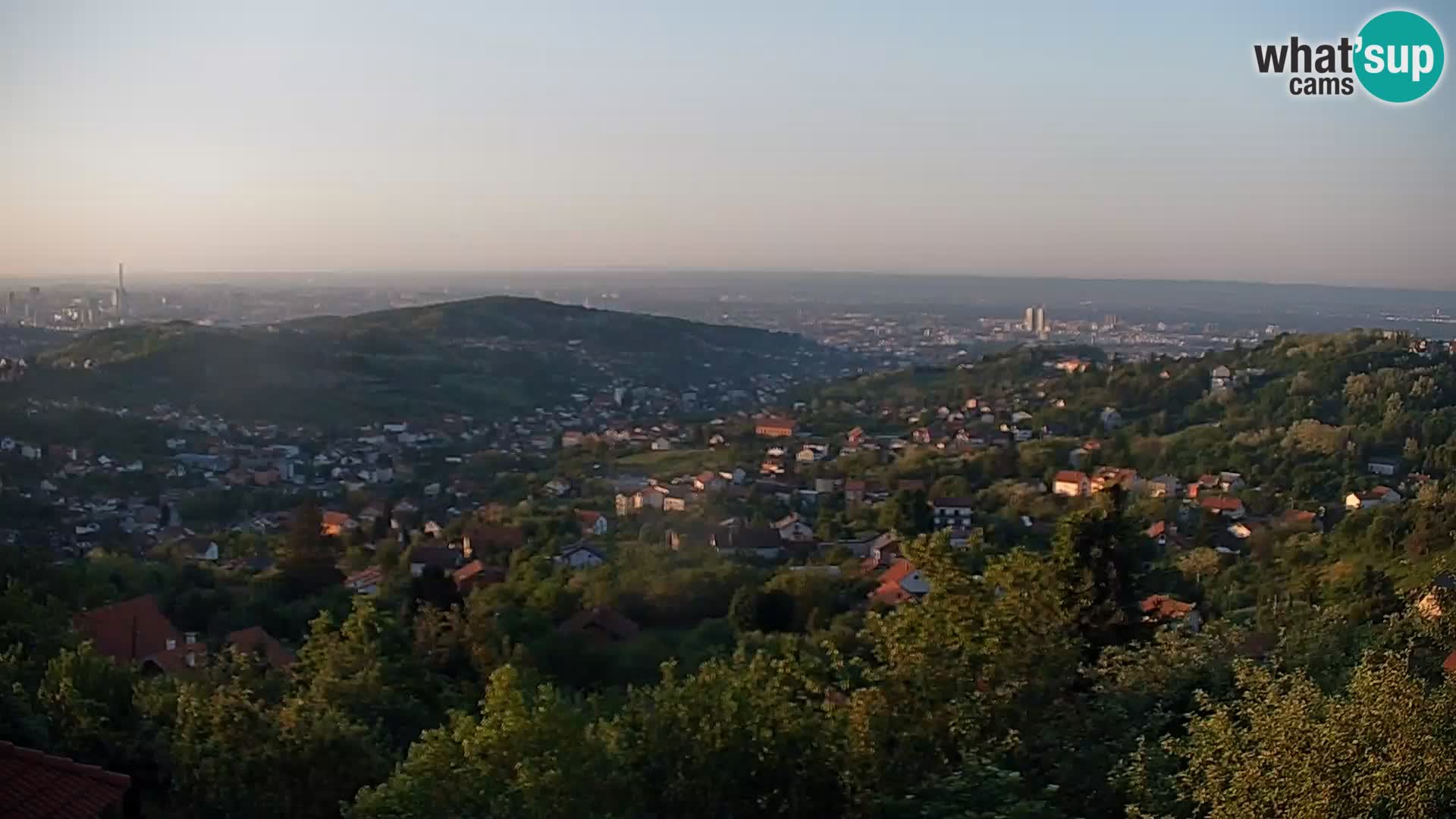 Vista panorámica de Zagreb