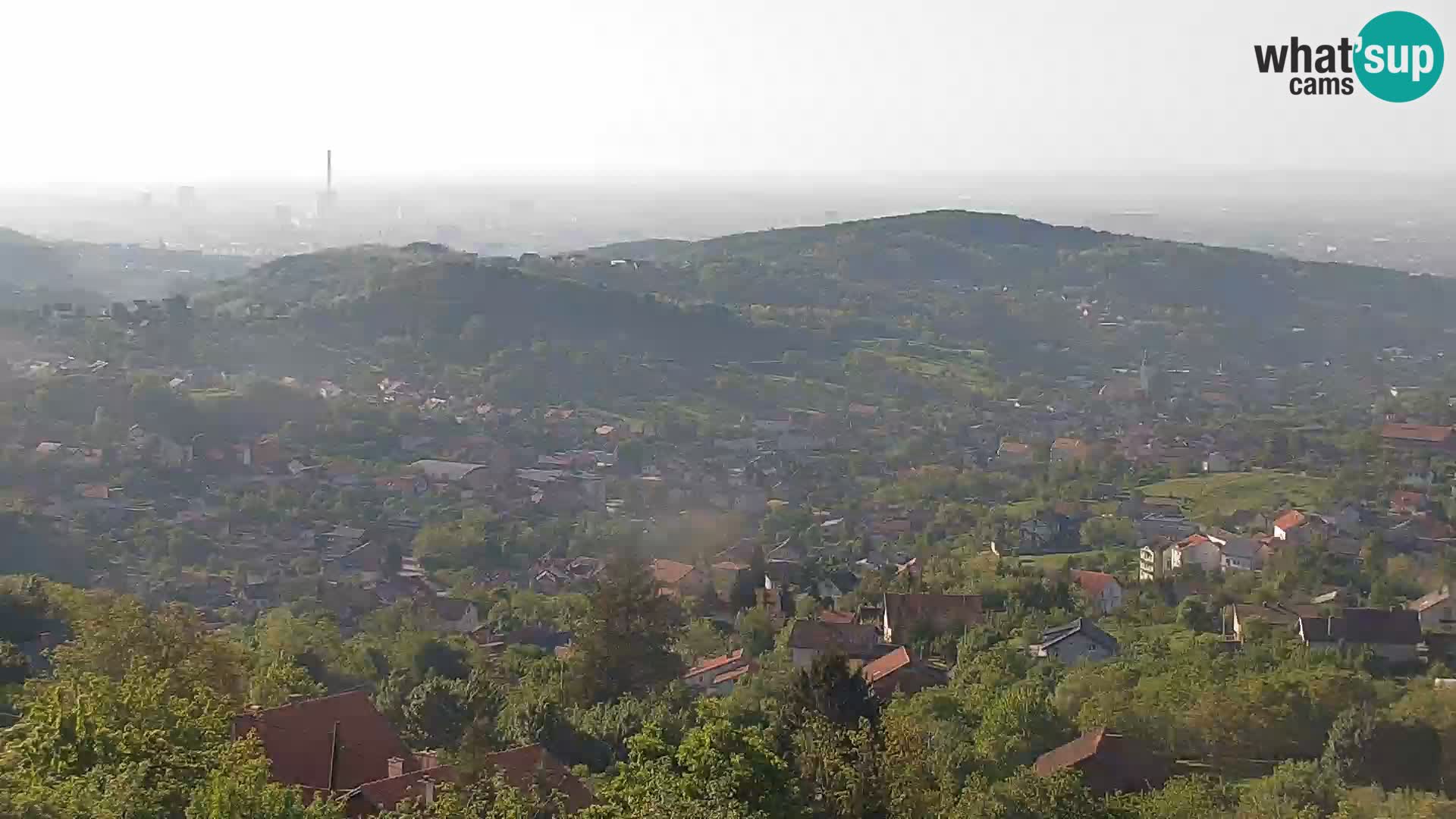 Panoramski pogled na Zagreb