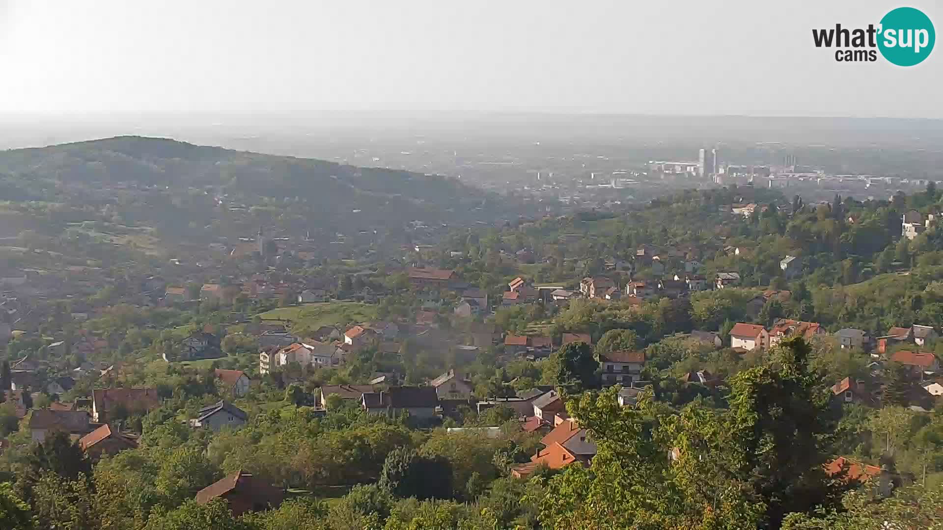 Panoramski pogled na Zagreb