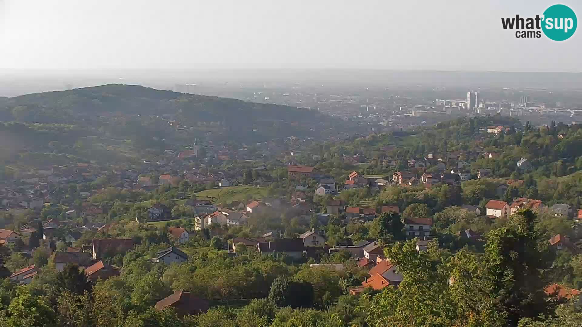 Panoramic view of Zagreb