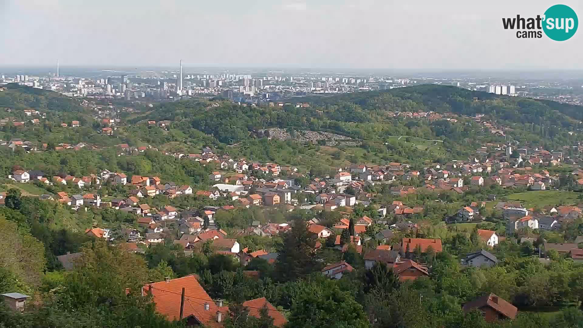 Panoramski pogled na Zagreb