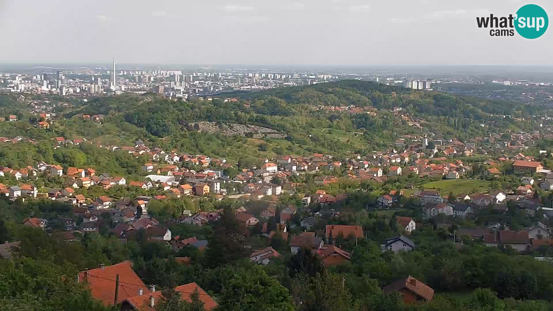 Panoramski pogled na Zagreb