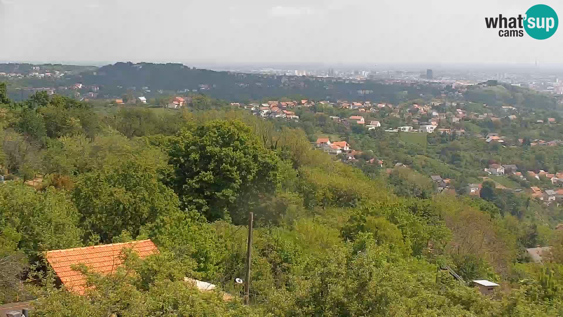Panoramski pogled na Zagreb