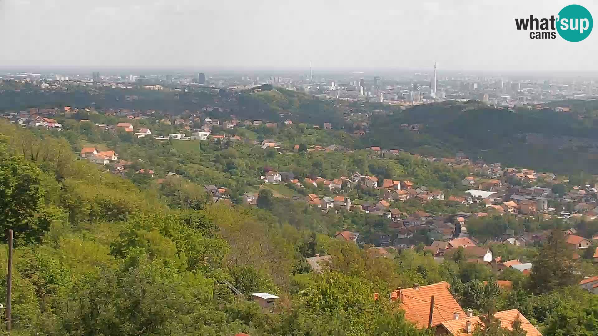 Panoramski pogled na Zagreb