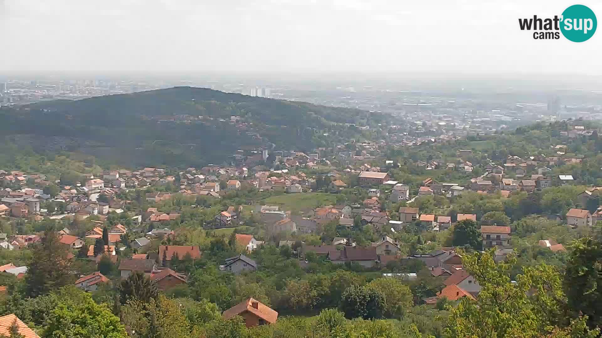 Panoramski pogled na Zagreb