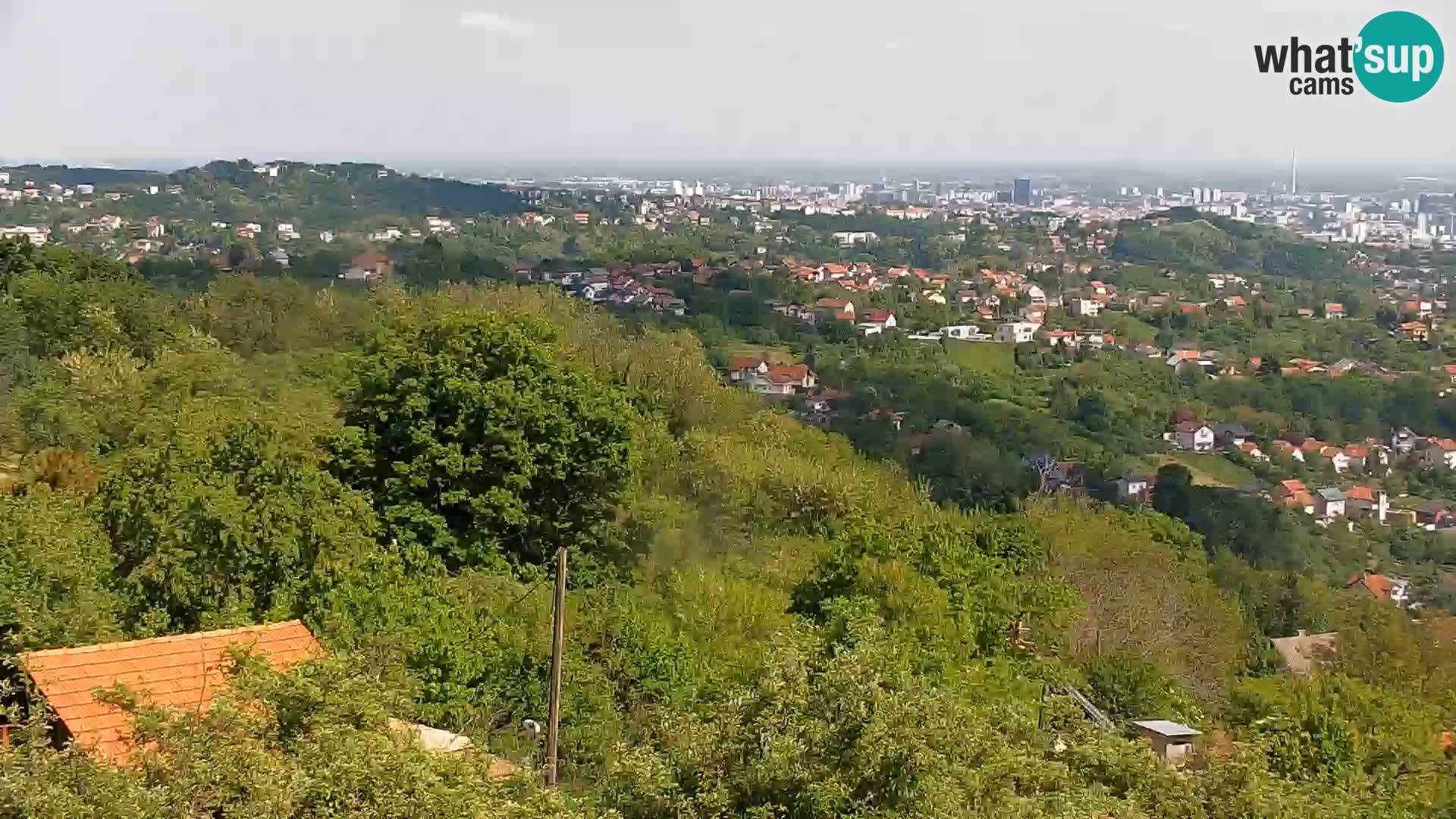 Panoramic view of Zagreb