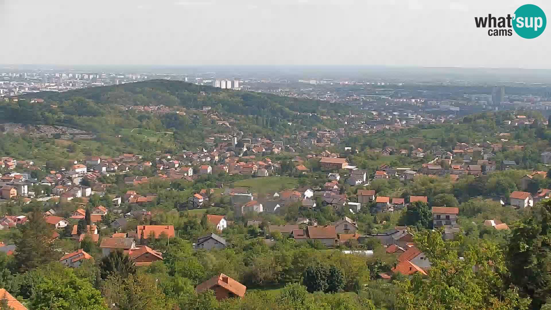 Panoramski pogled na Zagreb