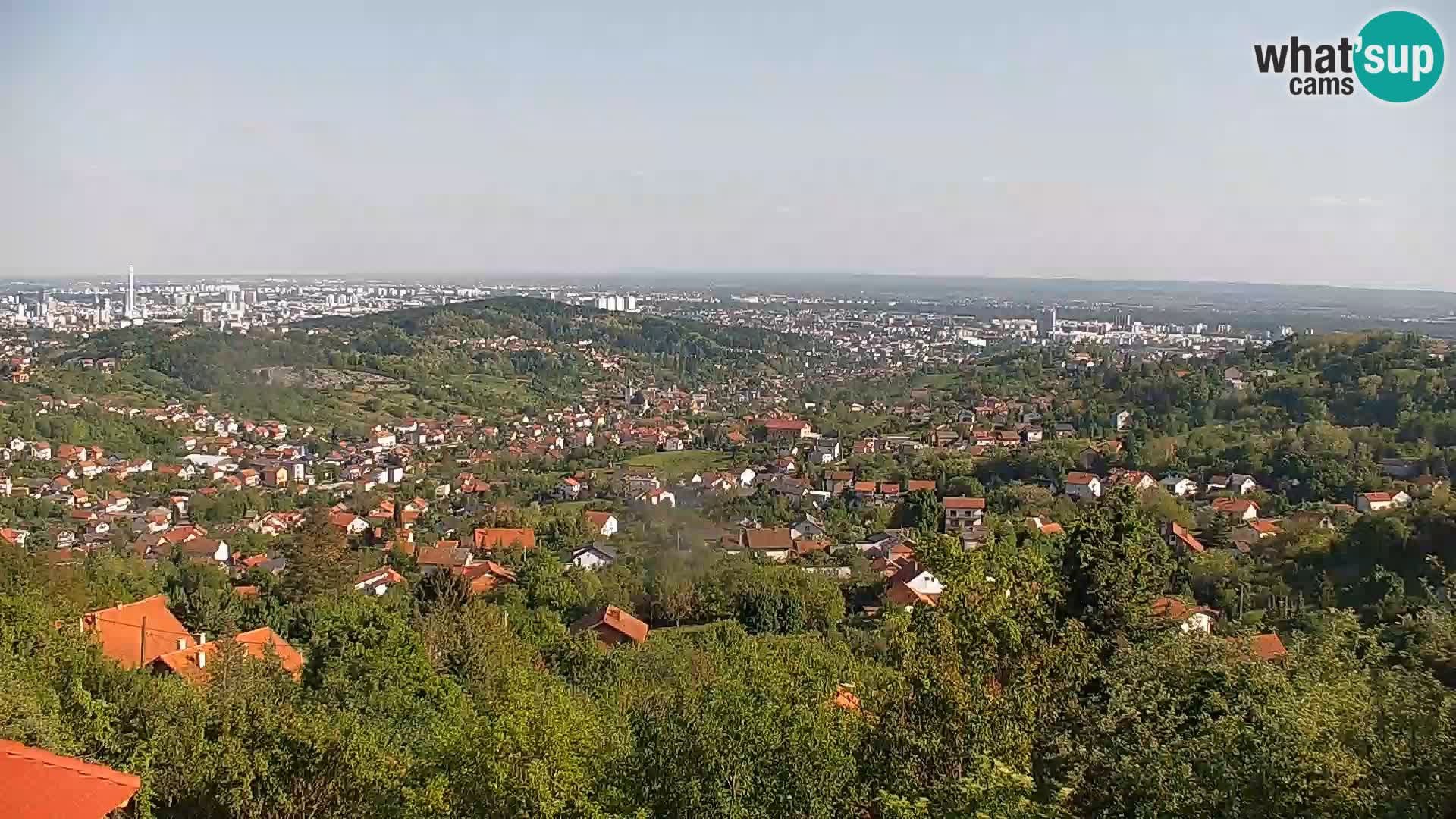 Panoramski pogled na Zagreb