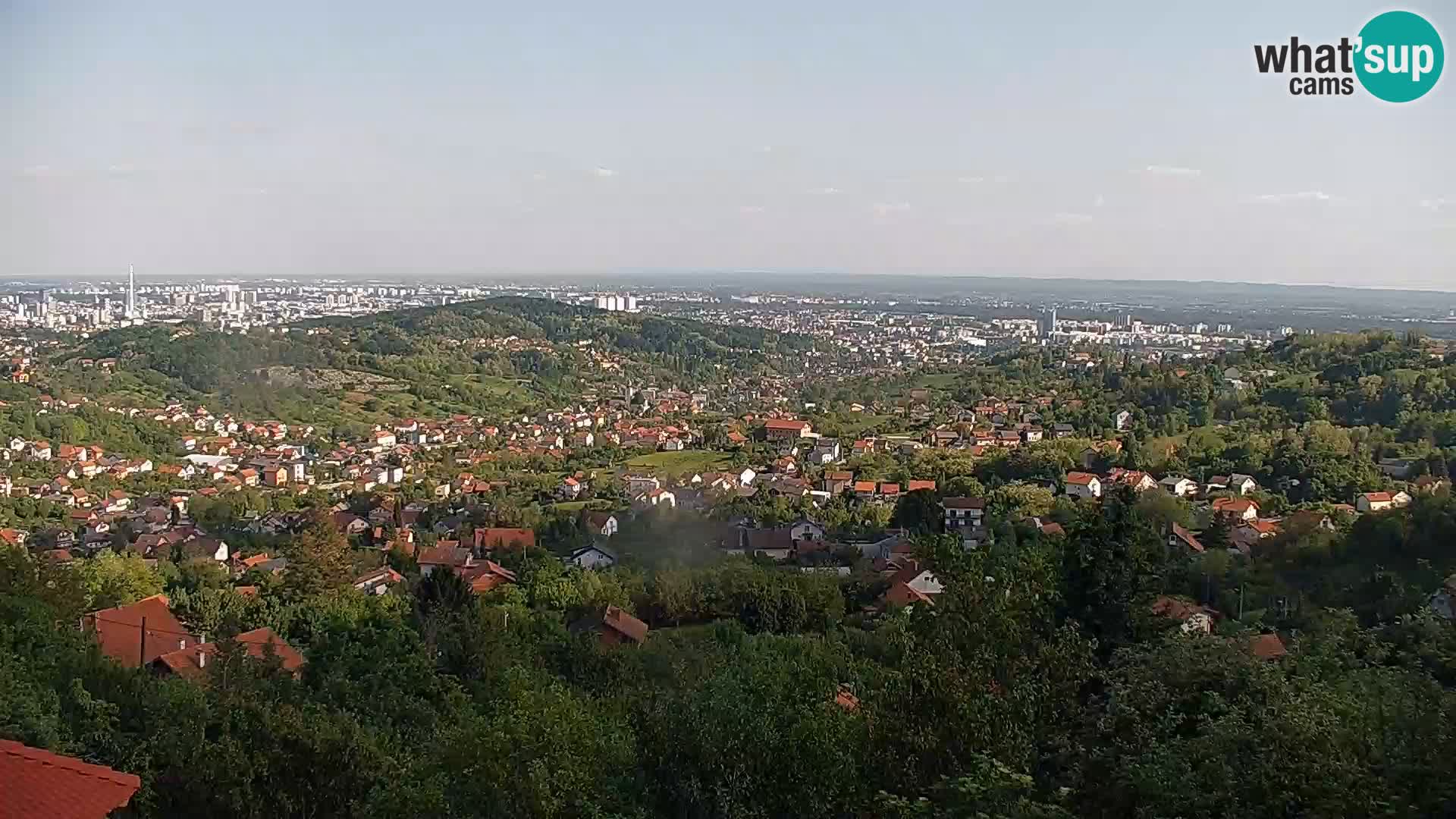 Panoramski pogled na Zagreb