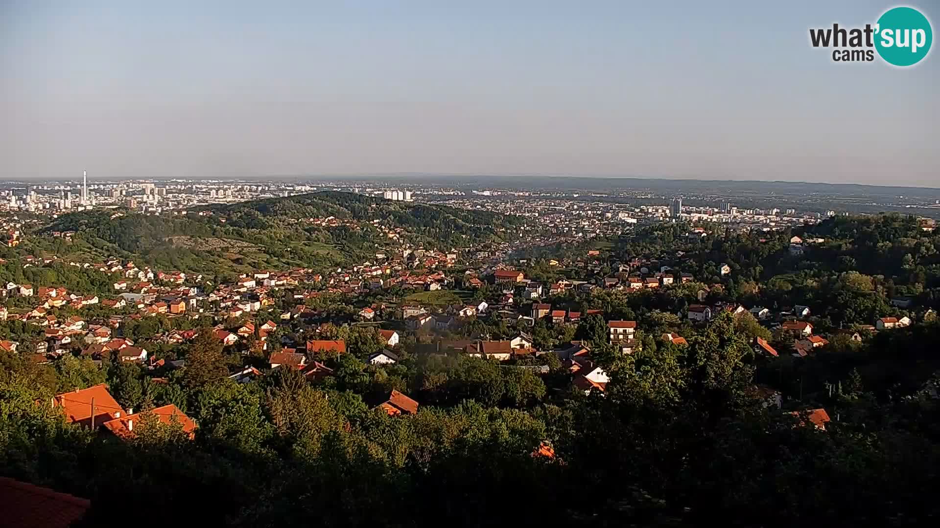 Vista panorámica de Zagreb