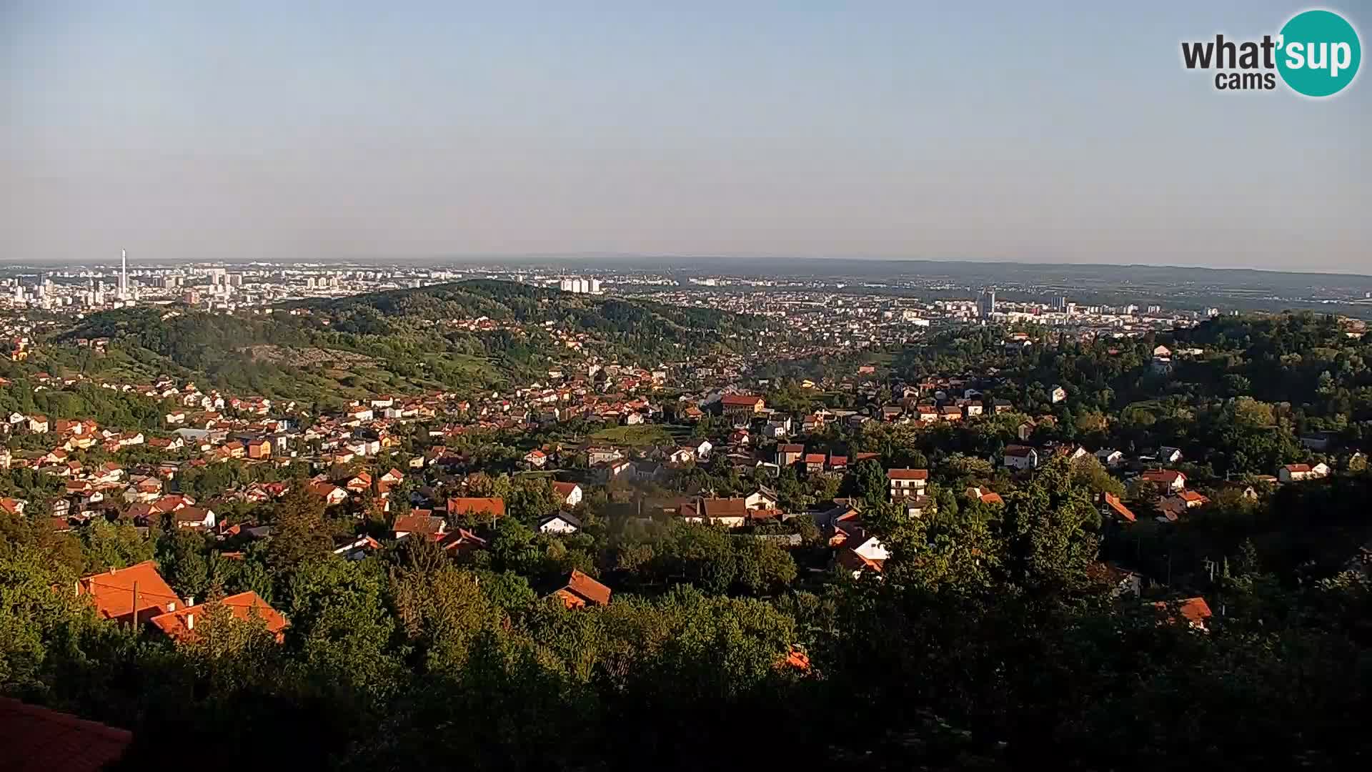 Panoramski pogled na Zagreb