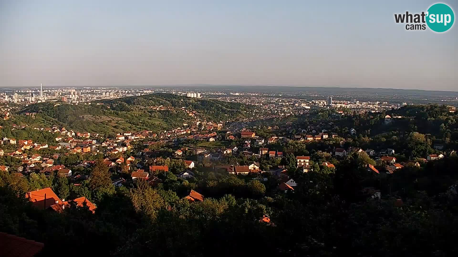 Vista panorámica de Zagreb