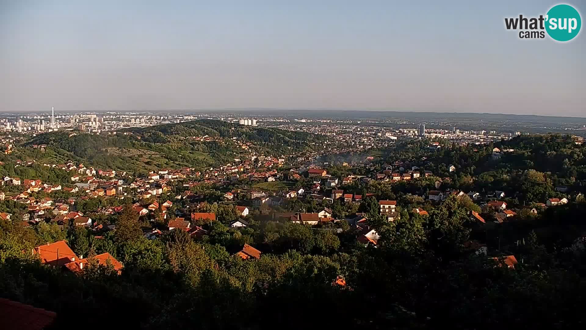 Panoramic view of Zagreb